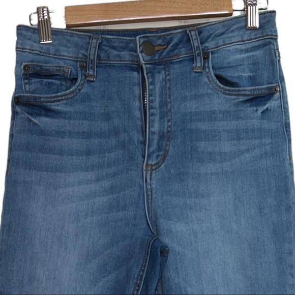 STS BLUE ALICIA MOM JEAN RAW HEM HIGH RISE WOMEN’S SIZE 28 DENIM BLUE JEANS - Picture 5 of 16